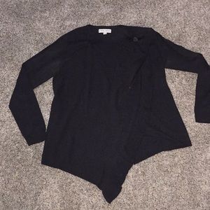 Black Knox Rose sweater